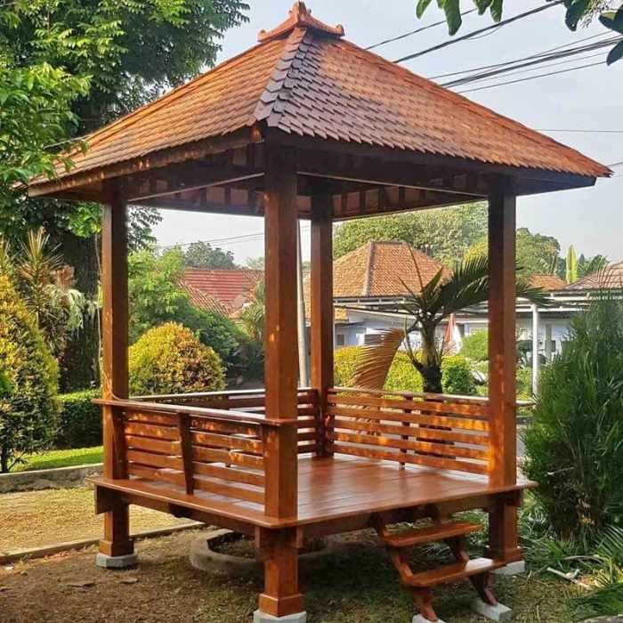 Desain ruang tamu gazebo